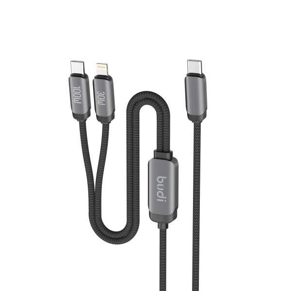 budi - Dual Lightning/Type-C Charging Cable