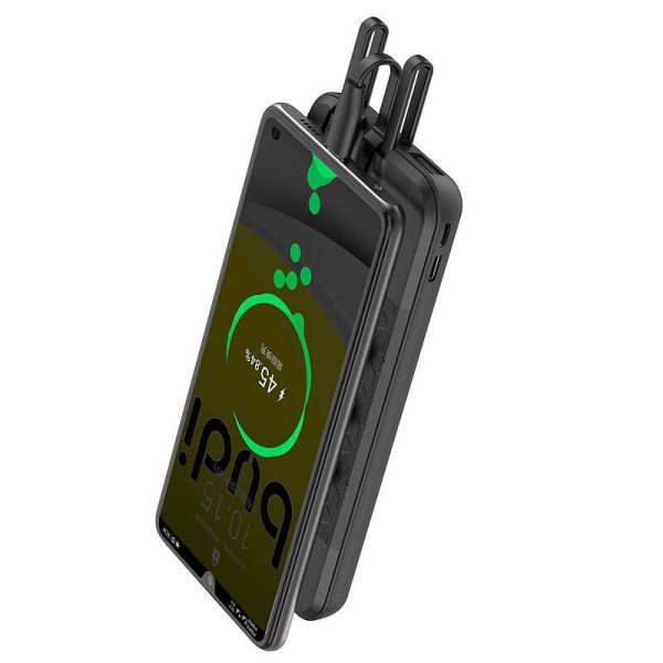 budi - Stick Pad Powerbank with Built in Cables