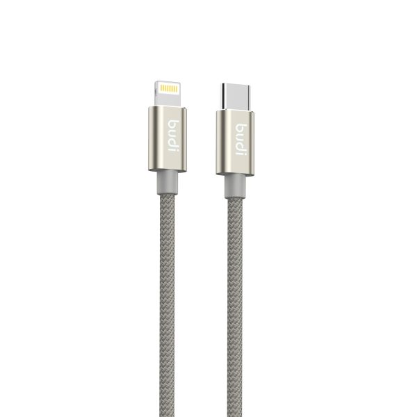 budi - PD 27w Lightning Braided Nylon Charging Cable