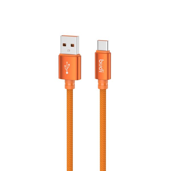 budi - Cosmic Orange USB-A to Type-C Charging Cable