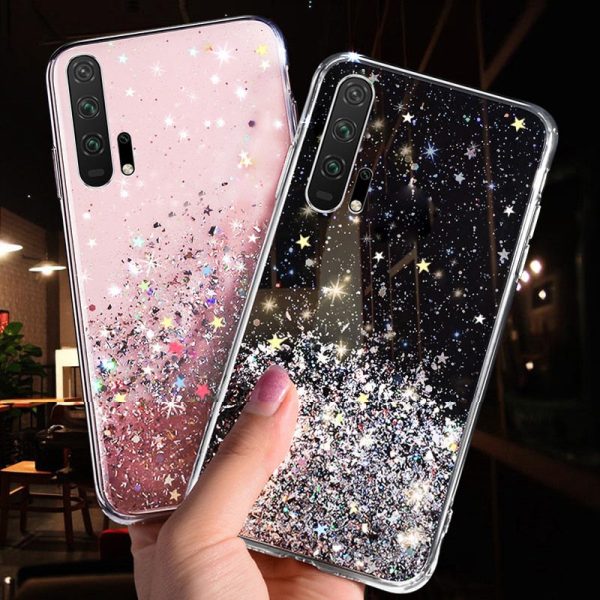Glitter Luxury Soft Phone Case For Huawei Cover Case