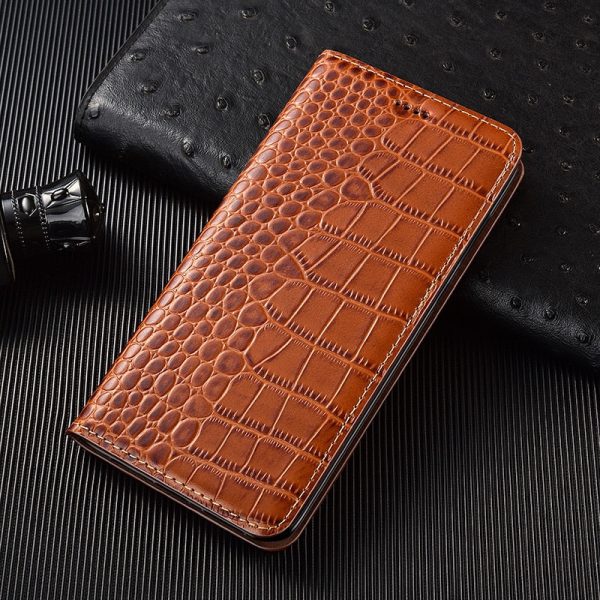 HUAWEI Mate 50 40 Crocodile Pattern Genuine Leather Cover